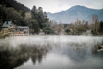 Fototapeta premium Lake at the dawn
