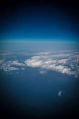 Fototapeta na wymiar Sky in the Air plane