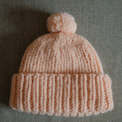 Close shot of cold weather winter handmade knitting clothes