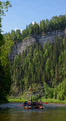 lake in forest