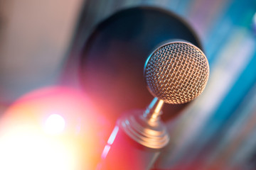 professional studio microphone studio recording monitor transmitter voice karaoke radio sing song...