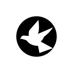 Bird wing Dove Logo Template vector illustration