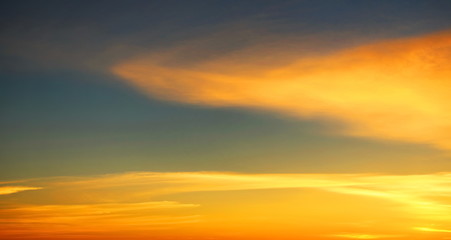 Arctic sunset over Nuuk, Greenland panorama