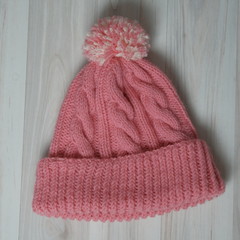 Close shot of cold weather winter handmade knitting clothes