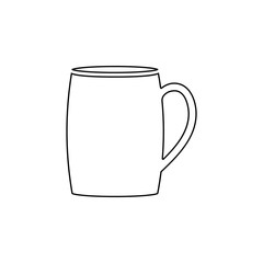 tea cup icon. Element of web for mobile concept and web apps icon. Outline, thin line icon for website design and development, app development