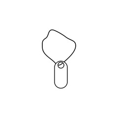 army token icon. Element of web for mobile concept and web apps icon. Outline, thin line icon for website design and development, app development