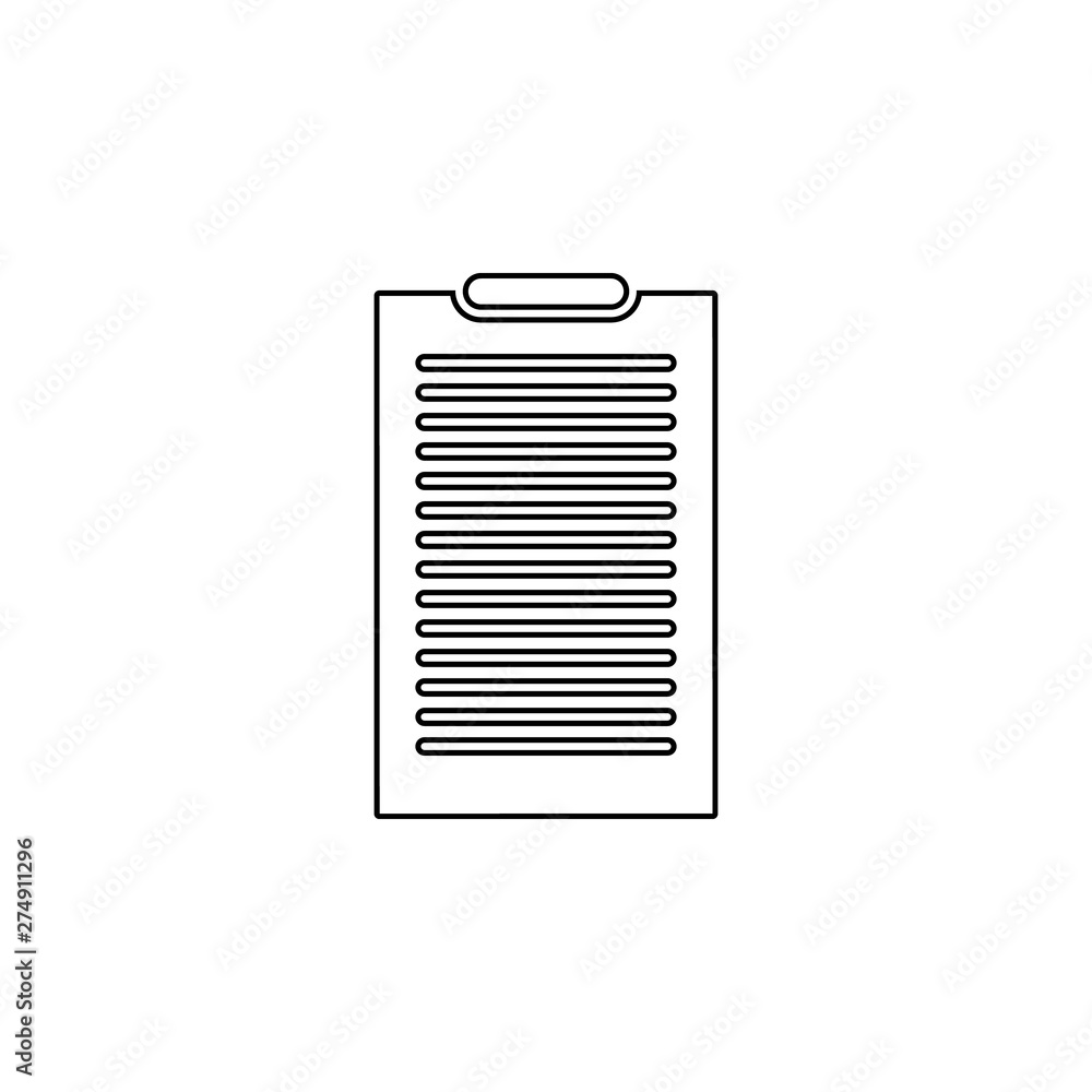 Aufkleber paper plate icon. element of web for mobile concept and web apps icon. outline, thin line icon for w