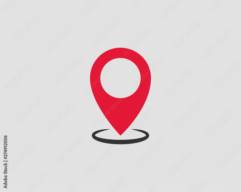 Poster map icons. marker pointer. pin location vector icon. gps navigation symbol.