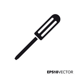 Screwdriver vector glyph icon