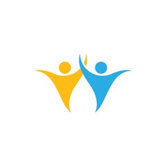 Obraz premium community care Logo