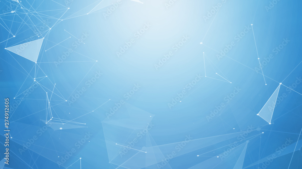 Poster Abstract technology and science background futuristic network background