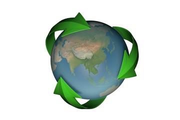 Planeta reciclar asia © Parato