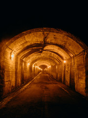Fototapeta na wymiar light at end of the tunnel