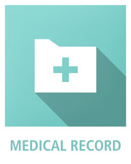 MEDICAL RECORD ICON CONCEPT