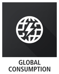 GLOBAL CONSUMPTION ICON CONCEPT