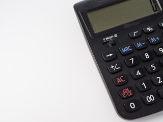 Obraz premium calculator isolated on white background