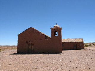 Lehmhütte in der Atacama, Bolivien