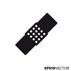 Band aid vector glyph icon