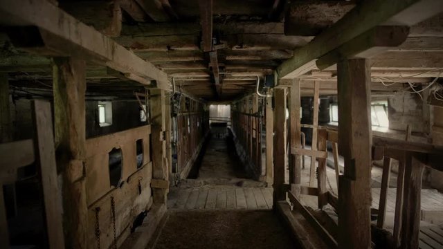 Ghost Farmer in Abandoned Barn