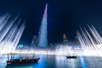 Fotobehang De Dubai Fontein © hit1912