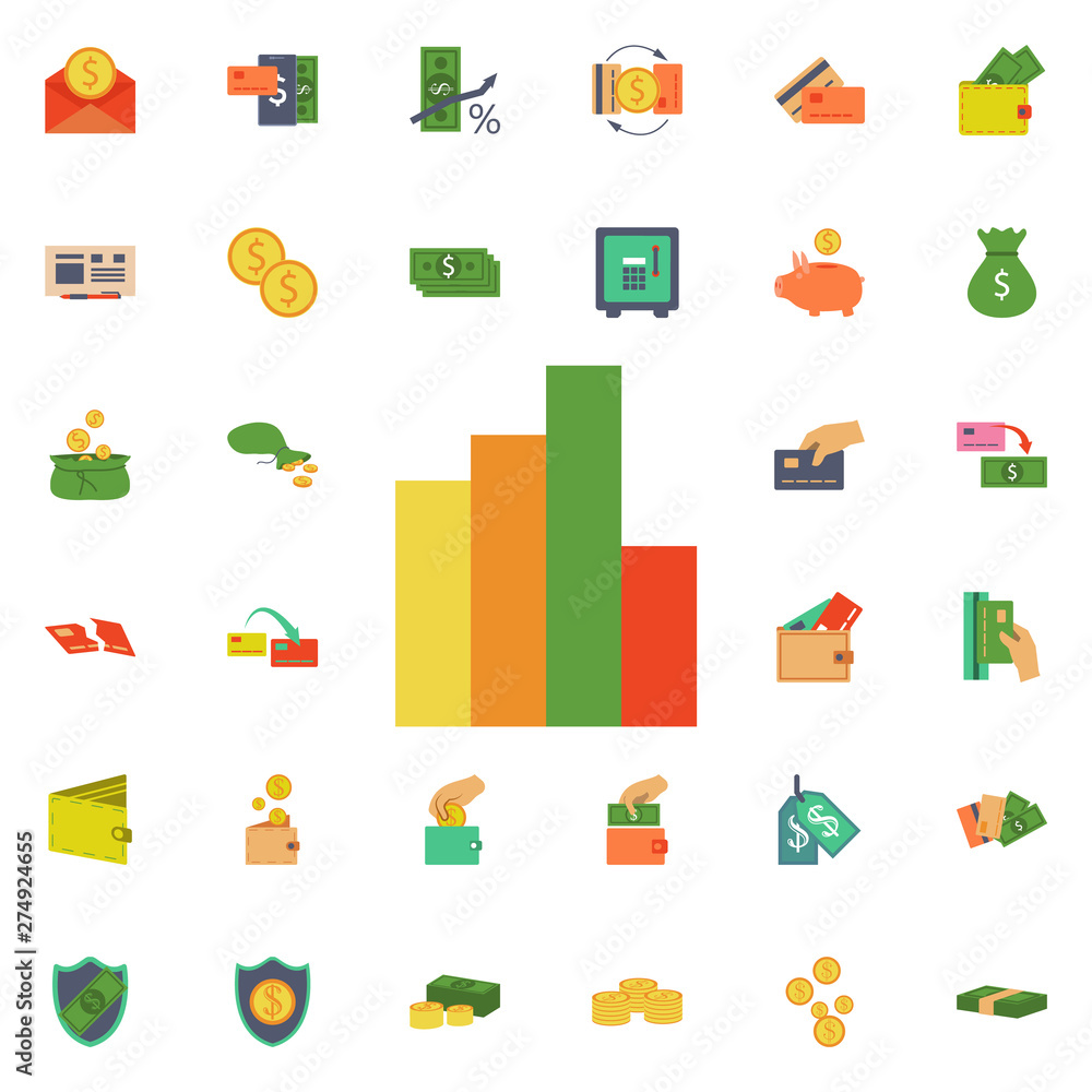 Poster schedule icon. universal set of banking for website design and development, app development