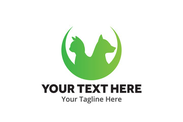 pet shop logo creative illustration vector of graphic , pet shop logo illustration vector , vector of pet shop logo illustration for logo identity and business