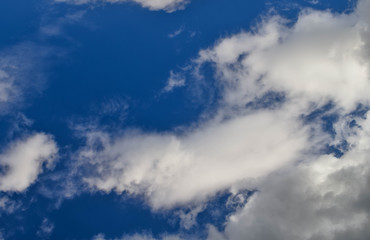 Most beautiful background of blue sky and clouds. Beautiful sky. 