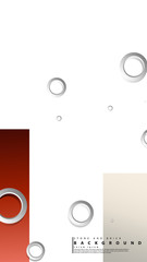 Ring abstract rectangular background with drop shadow. Vector illustration, with the colors of bricks and stones