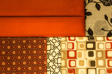 colorful soft cloth pattern fabric background texture detail