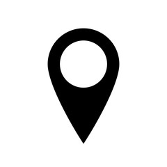 Maps pin. Location map icon, sign, symbol. Location pin.