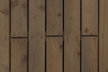 Wood plank wall background. Texture of natural brown wooden boards. Modern  design 