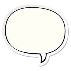 cartoon speech bubble sticker and speech bubble sticker