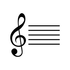 Music notes, song, melody and tune vector