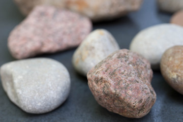 Fototapeta na wymiar pieces of granite stone