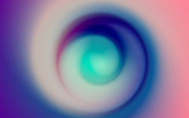 Abstract background with colorful smooth flow of colors. Beautiful blurred backdrop with amazing fluid gradient. Liquid design in trendy colors with gradual blend between shades. Vector illustration