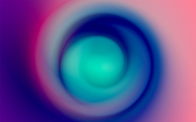 Liquid abstract background with colorful smooth flow of colors. Beautiful blurred backdrop with amazing fluid gradient. Design in trendy colors with gradual blend between shades. Vector illustration