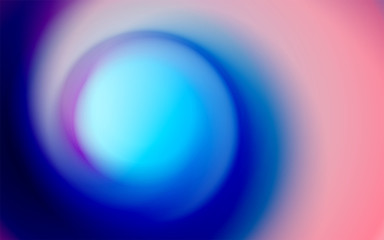 Abstract background with colorful smooth flow of colors. Beautiful blurred backdrop with amazing fluid gradient. Liquid design in trendy colors with gradual blend between shades. Vector illustration