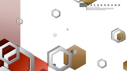 Modern geometric abstract vector templates stone and brick color compositions. Vector illustration