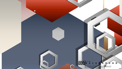 Modern geometric abstract vector templates stone and brick color compositions. Vector illustration