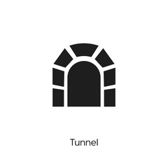 tunnel icon vector symbol
