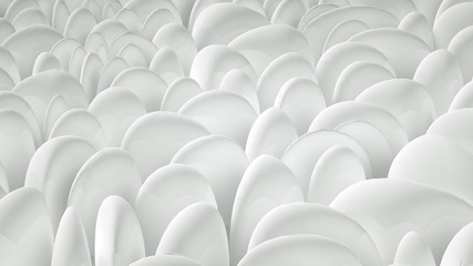 Abstract stone texture white background. 3d illustration, 3d rendering.