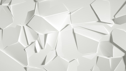 Abstract stone texture white background. 3d illustration, 3d rendering.