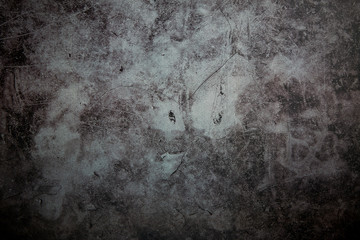 Texture old Dark gray concrete wall