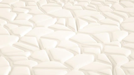Fototapeta premium Abstract stone texture white background. 3d illustration, 3d rendering.