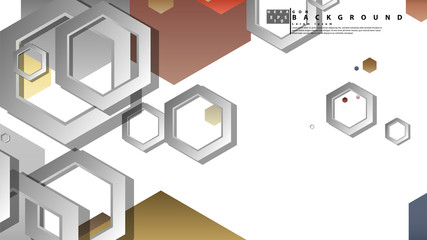 Modern geometric abstract vector templates stone and brick color compositions. Vector illustration