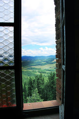 Window in Tuscany, Italy