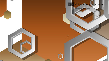 Modern geometric abstract vector templates stone and brick color compositions. Vector illustration