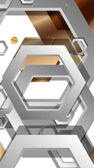 Modern geometric abstract vector templates wood color compositions. Vector illustration