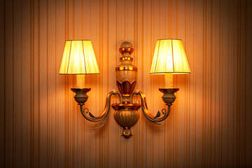 warm wall sconce