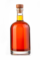 Fototapeta na wymiar whiskey bottle isolated